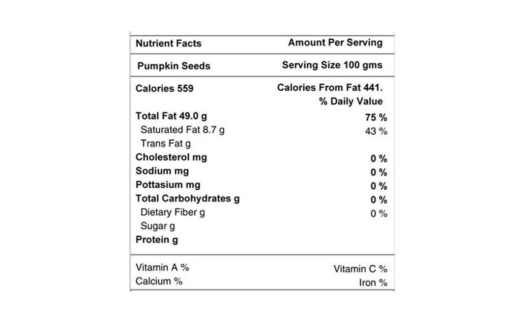 Ekgaon Pumpkin Seeds    Pack  100 grams